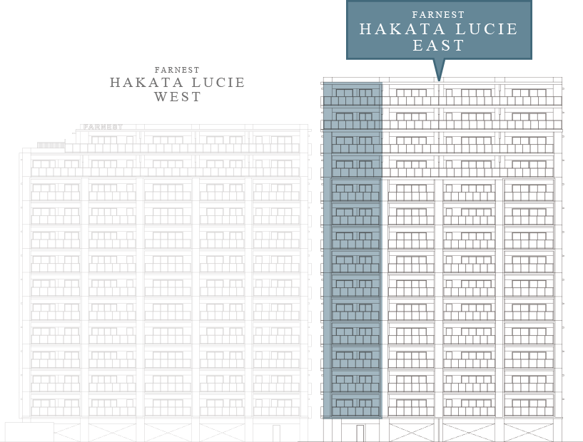 ファーネスト博多ルシエEAST 立面図image