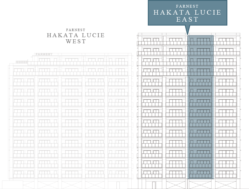 ファーネスト博多ルシエEAST 立面図image