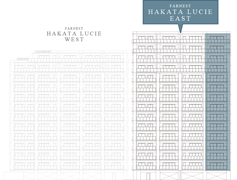 ファーネスト博多ルシエEAST 立面図image