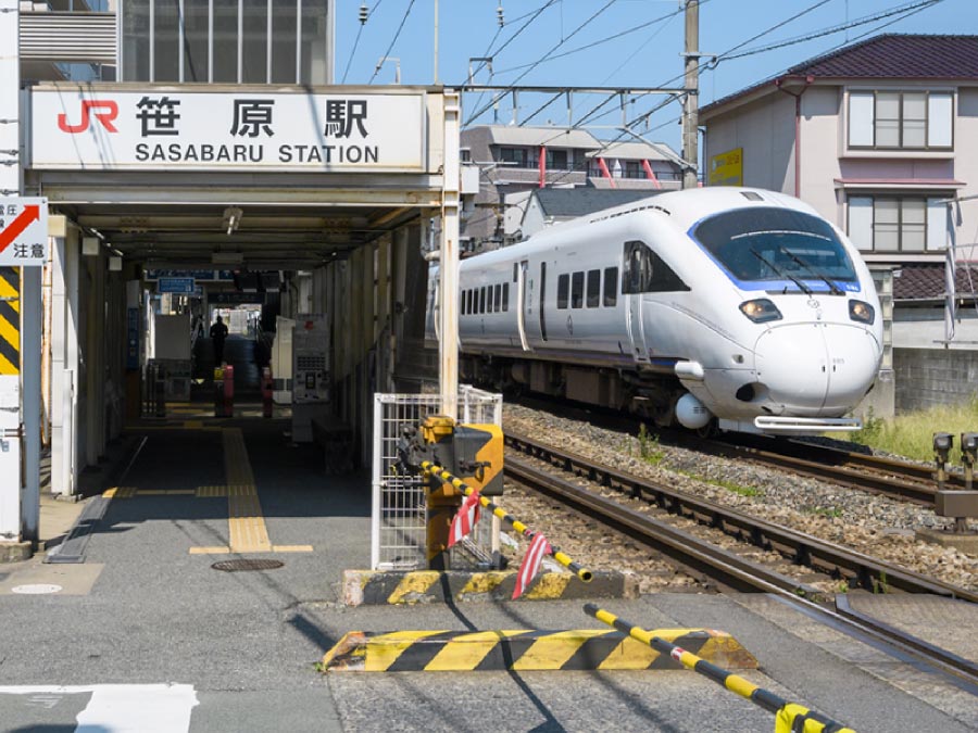 JR「笹原」駅