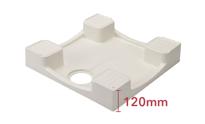 ドラム式対応の洗濯機防水パン