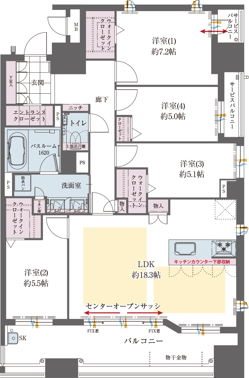 間取図image