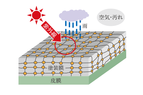 アルミサッシの耐候性向上